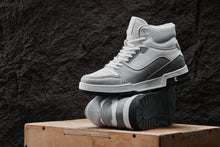 Load image into Gallery viewer, CALTO - S4751 - 3 Inches Taller (White/Grey) - High Top Sneakers