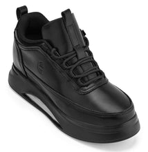 Load image into Gallery viewer, CALTO - S4925 - 3.2 Inches Taller (Onyx/Black Sole) - Chunky Elevated Platform Sneakers
