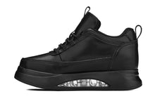 Load image into Gallery viewer, CALTO - S4925 - 3.2 Inches Taller (Onyx/Black Sole) - Chunky Elevated Platform Sneakers