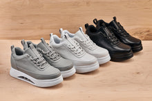 Load image into Gallery viewer, CALTO - S4925 - 3.2 Inches Taller (Onyx/Black Sole) - Chunky Elevated Platform Sneakers
