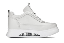 Load image into Gallery viewer, CALTO - S4926 - 3.2 Inches Taller (Bone/White Sole) - Chunky Elevated Platform Sneakers
