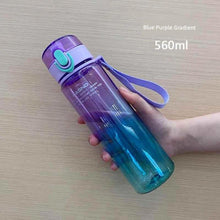 Load image into Gallery viewer, Casino Frosted Sports Water Bottle Plastic Portable Bottle With Lid For Men And Women