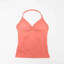 Load image into Gallery viewer, NCLAGEN Impact Longline Strappy Top Sports Yoga Vest Women's Fitness Tank Top Gym Beautiful Open Back Bra Running Workout Halter