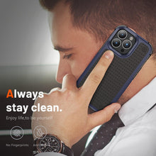 Load image into Gallery viewer, Business Black Shockproof Armor Case for iPhone 14 Pro Max 14 Plus 13 12 Hard Cover Heavy Duty Case Shockproof Ultra-Slim Non-slip iPhone Powerful Protective Phone Case for iPhone