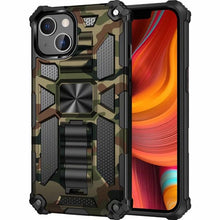 Load image into Gallery viewer, Magnetic Army Green Shockproof Durable Cover Compatible iPhone 14 Case for iPhone 14 Pro Max 14 Plus 11 12 13 Pro Max XS Camouflage Armor Heavy Protection Phone Case Cover