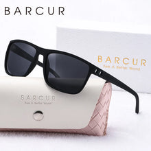 Load image into Gallery viewer, BARCUR Original Trendy White Pink Polarized Sunglasses Lightweight Comfort Square PC Eyewear for Women Sports UVA & UVB Protection Trendy Sun Glasses for Summer