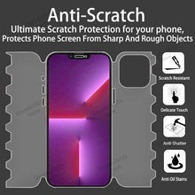 Load image into Gallery viewer, Full Cover Butterfly Film For iPhone 14 13 12 11 Pro Max 14 Plus 13 12 Mini Lens Cover For iPhone XR X XS Max Film Soft Screen Protector Full Coverage Clear HD Phone Protector