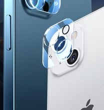 Load image into Gallery viewer, 4Pcs Full Cover Protective Glass for Iphone 14 11 12 13 Pro XS Max Camera Protector for Iphone X 11pro Max 12 13 Mini Lens films Glass Camera Lens Protector For iPhone