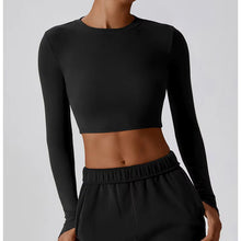 Load image into Gallery viewer, 🧘♀️ Women’s Slim Fit Long Sleeve Yoga Top