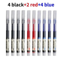 Load image into Gallery viewer, 10Pcs/set High Quality Needle Type Gel Pens Straight Liquid Ballpoint Pen Kawaii Stationery School Office Supplies Writing
