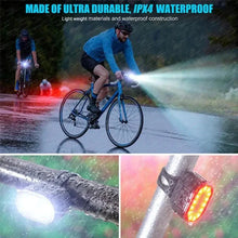 Load image into Gallery viewer, Cycling Bicycle Front Rear Light Set Bike USB Charge Headlight Light MTB Waterproof Taillight LED Lantern Bicycle Accessories