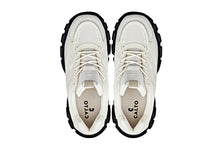 Load image into Gallery viewer, CALTO - S5283 - 2.6 Inches Taller (Beige/Translucent Onyx Sole) - Chunky Sole Sporty Sneakers