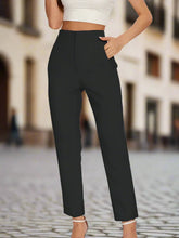 Load image into Gallery viewer, Women’s High Waist Slim Trousers
