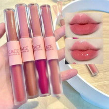 Load image into Gallery viewer, Double End Lip Glaze Full Gloss Mirror And Matte Velvet Long Term Color And Moisture Lip Gloss Anti Stain Cosmetic Lip Glaze