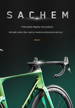 Load image into Gallery viewer, 2025 New Ultra-Light Carbon Fiber Road Bike Fast Racing Bicycle with Hydraulic Disc Brakes 16/24-Speed Gear Shift Drop Handlebar