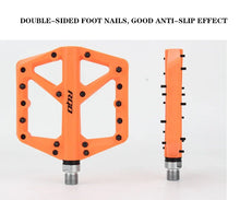 Load image into Gallery viewer, RGO Bicycle Pedals Mtb Nylon Platform Footrest Flat Mountain Bike Paddle Grip Pedalen Bearings Footboards Cycling Foot Hold