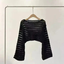 Load image into Gallery viewer, Women’s crochet knit beach cover up