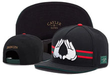 Load image into Gallery viewer, Skull Hand Snapback Hat – Flat Bill Adjustable Baseball Cap