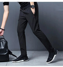 Load image into Gallery viewer, Slim Fit Stretch Jogger Pants with Elastic Waist