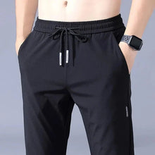Load image into Gallery viewer, Slim Fit Stretch Jogger Pants with Elastic Waist