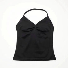 Load image into Gallery viewer, NCLAGEN Impact Longline Strappy Top Sports Yoga Vest Women's Fitness Tank Top Gym Beautiful Open Back Bra Running Workout Halter