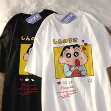 Load image into Gallery viewer, 👕 Crayon Shin-chan "Beloved Woman" Cotton T-Shirt – Playful Anime Streetwear