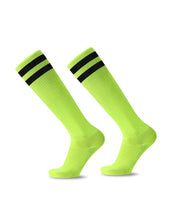 Load image into Gallery viewer, Striped Breathable Cotton Soccer Socks for Kids