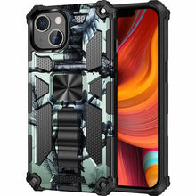 Load image into Gallery viewer, Magnetic Army Green Shockproof Durable Cover Compatible iPhone 14 Case for iPhone 14 Pro Max 14 Plus 11 12 13 Pro Max XS Camouflage Armor Heavy Protection Phone Case Cover
