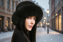 Load image into Gallery viewer, Women’s Faux Fur Knit Beanie