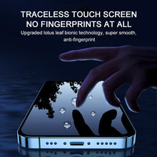 Load image into Gallery viewer, 200D Anti Glare Tempered Glass For iPhone 13 12 11 14 Pro Max Mini Privacy Screen Protector iPhone 14 7 8 Plus XR X Screen Glass Anti Spy Tempered Glass Screen Protector Full Coverage