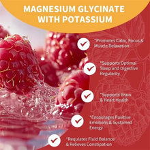 Load image into Gallery viewer, Magnesium Glycinate Gummies - Calm, Relieves Stress, Promotes Sleep, Support Memory, Concentration & Muscle Spasms - 120pcs