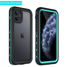Load image into Gallery viewer, Waterproof Case For iPhone 14 13 12 11 Pro Max 14Plus 12Pro Durable Water Proof Cover Sport 360 Protect iPhone12 Mini Waterproof Case for iPhone Drop Resistant Iphone Clear Back