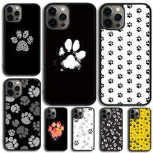 Load image into Gallery viewer, Dog Foot Print Colorful Pattern Phone Case For Iphone 14 Se 2020 Xr Xs 11 12 13 Mini Pro Max 6 7 8 Plus Ultra Designer Printed Hard Back Case