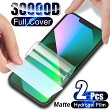 Load image into Gallery viewer, 2Pcs Matte Film For iPhone 13 11 12 Pro MAX Mini Screen Protector XS Max XR X 7 8 6S 6 Plus SE Phone Accessories Soft Transparent Protective Screen Protector Film