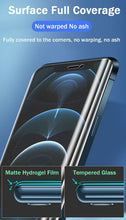 Load image into Gallery viewer, 3pcs For Iphone 11 12 13 Pro Max Mini Matte Film Frosted Screen Protectors For iPhone X Xr Xs Max 6 6s 7 8 Plus Se 2020 Anti Spy Tempered Glass Protector For iPhone