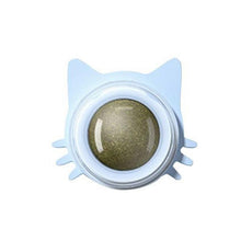 Load image into Gallery viewer, Ball Cat Toy Pasted Lollipop Gatos Mint On The Wall Pet Ball Snack Good Cat Accessories Cat Toy with Light and Self-Rotating Ball Kitten Gift Edible Cat Lick Toy Cat Chew Toy Teeth Cleaning Cat Bite Toy Rotating Cat Toy