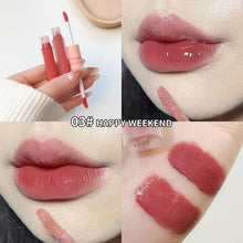 Load image into Gallery viewer, Double End Lip Glaze Full Gloss Mirror And Matte Velvet Long Term Color And Moisture Lip Gloss Anti Stain Cosmetic Lip Glaze