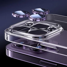 Load image into Gallery viewer, Camera Lens Protectors For iPhone 14 Pro Max Camera Metal Ring Protector Case Glass for iPhone 13mini 14plus 13 14pro Lens Film Camera Lens Protector Tempered Glass Camera Lens Protector
