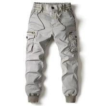 Load image into Gallery viewer, Mandotos Cargo Pants for Men Cotton Full Length Tactical Military Cargo Trousers Gray