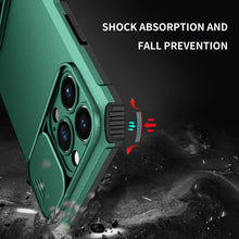 Load image into Gallery viewer, Unique Cover with Camera Protection Heavy Duty Shockproof Protective iPhone 13 Pro Case ShockProof Case For iPhone 13 12 11 Pro Slide Camera Protection Case Dual Layer Armor Case Back Cover