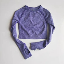 Load image into Gallery viewer, Seamless Yoga Crop Top for Women
