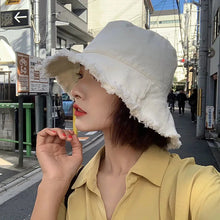 Load image into Gallery viewer, Unisex Tassel Cotton Bucket Hat