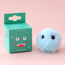 Load image into Gallery viewer, Smart Fluffy Plush Cat Ball Toys Interactive Chirping Balls Cat Kicker Toys 3 Lifelike Sounds Fun Kitty Kitten Toys Interactive Electric Cat Ball with Sound