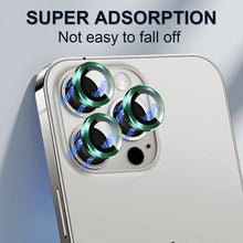 Load image into Gallery viewer, Camera Lens Protector for iPhone 14 Pro Max Plus 13 12 Mini 14Pro iPhone14 13Pro 14Plus 12Pro Glass Protection Protective Film Metallic Camera Ring Lens Protector with Glass Cover