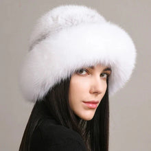 Load image into Gallery viewer, Women’s Faux Fur Knit Beanie