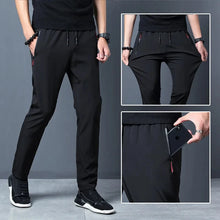 Load image into Gallery viewer, Slim Fit Stretch Jogger Pants with Elastic Waist
