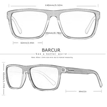 Load image into Gallery viewer, BARCUR Sports Polarized Sunglasses for Men Lightweight TR90 Square Fishing & Travel Eyewear UV400 Protection Men Accessory