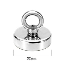 Load image into Gallery viewer, Super Strong Neodymium Fishing Magnets Heavy Duty imanes Magnet with Countersunk Hole Eyebolt for Salvage Magnetic Fishing