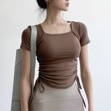 Load image into Gallery viewer, Breathable & Comfortable Yoga Shirts