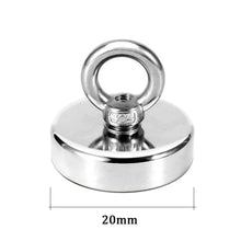 Load image into Gallery viewer, Super Strong Neodymium Fishing Magnets Heavy Duty imanes Magnet with Countersunk Hole Eyebolt for Salvage Magnetic Fishing